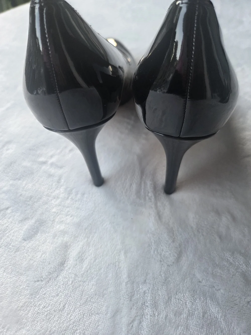 Marc Fisher Black Patent Leather Stiletto Pumps Size 9M